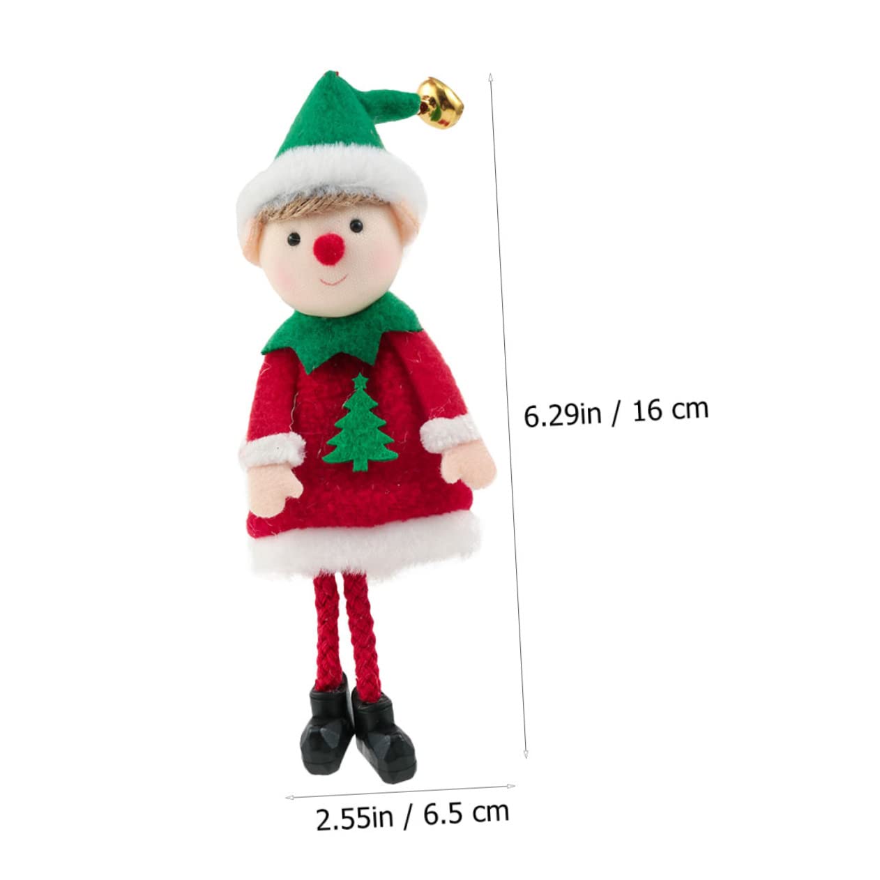 Zerodeko 5 Juegos Colgante De Árbol De Navidad con Pantalla Doble Única para Niña Modelo De Decoración Joyería Cordón para Colgar Lámpara De Techo Figuras Adorno Navideño 2 Piezas * 5