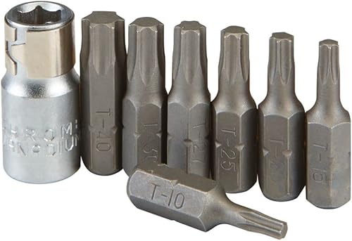 Juego de llaves de vaso de 14 de pulgada, 8 piezas