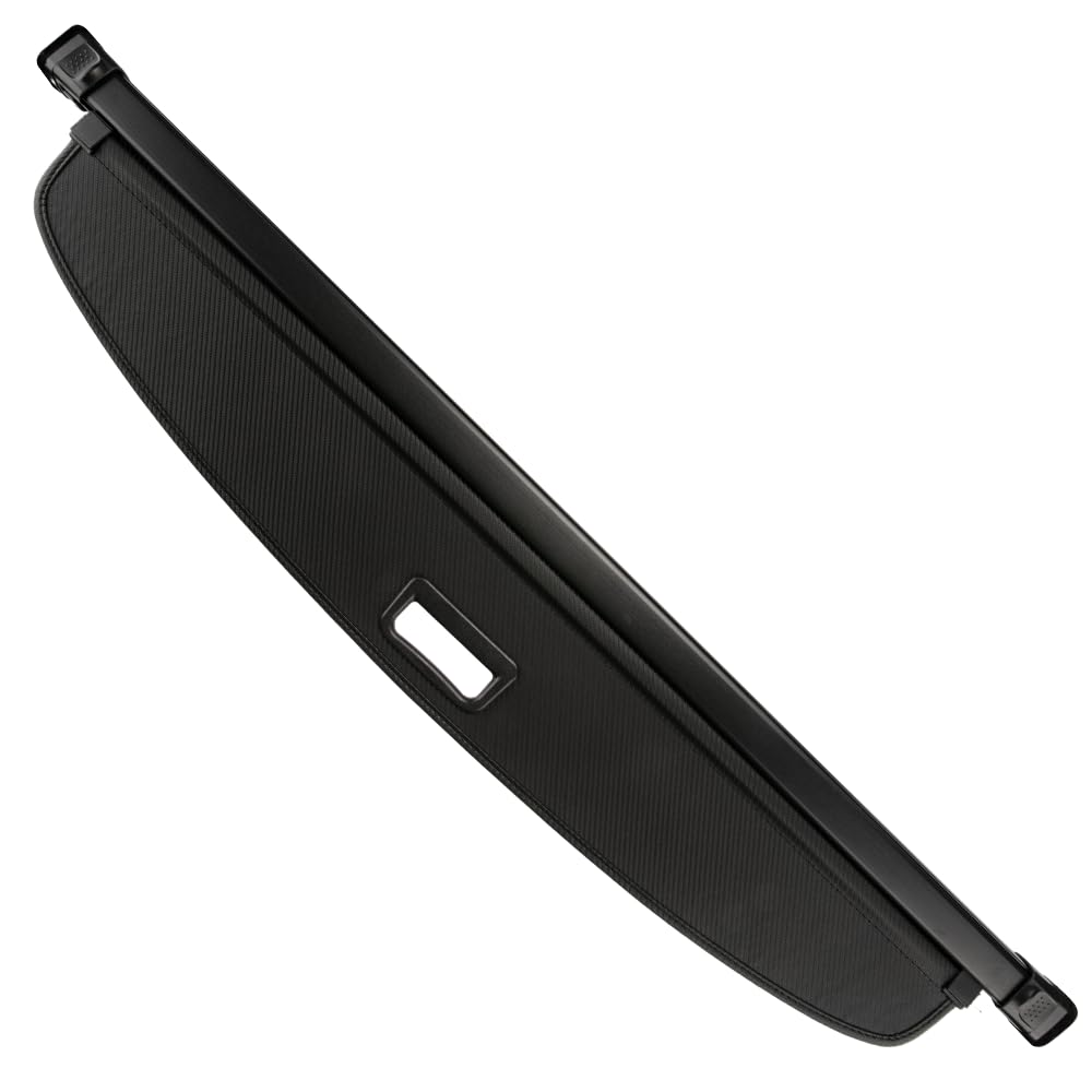 Retractable Cargo Cover Waterproof Non Slip SUV Rear Trunk All Weather Retractable Rear Trunk Cover Shade Black - Compatible for Toyota RAV4 2019-2024