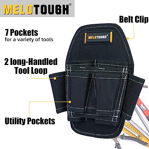 Image of Small Tool Pouch with Belt Clip,Small Tool Holder Pouch, Min Work Organizer Tool Holster and Knife Holder
