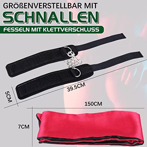 Meeteel Handboeien seksspeelgoed met satijnen oogmasker erotiek BDSM handboeien bondage boeien set voor vrouwen mannen - Afbeelding 4