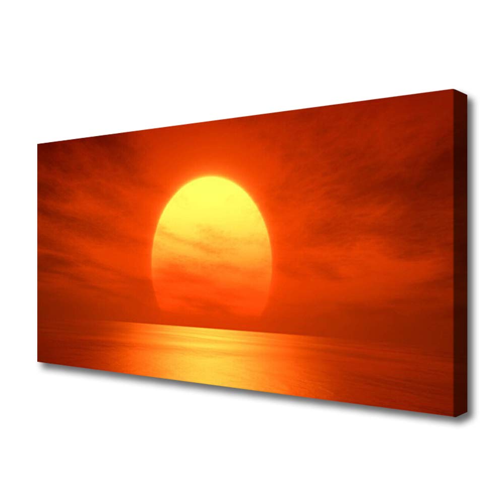Toile imprimée pour illuminer un mur sombre - Grand tableau moderne 100x50cm