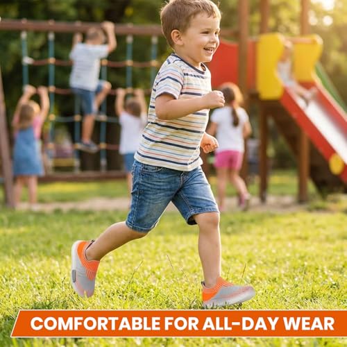 Image of Coolz Kids Unisex Casual Knitted Shoes with Multicolored LED Lights Blink-7 for 1-4 Years Boys and Girls