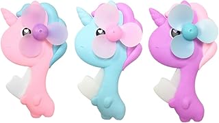 Homoyoyo 3pcs Hand Press Fan Toy Hand Held Fan Rechargeable Mini Travel Fan Rechargeable Desk Fan Handheld Fan Portable Neck Fan Rechargeable Desktop Fan Cooling Fan Toy Manual Press Fan