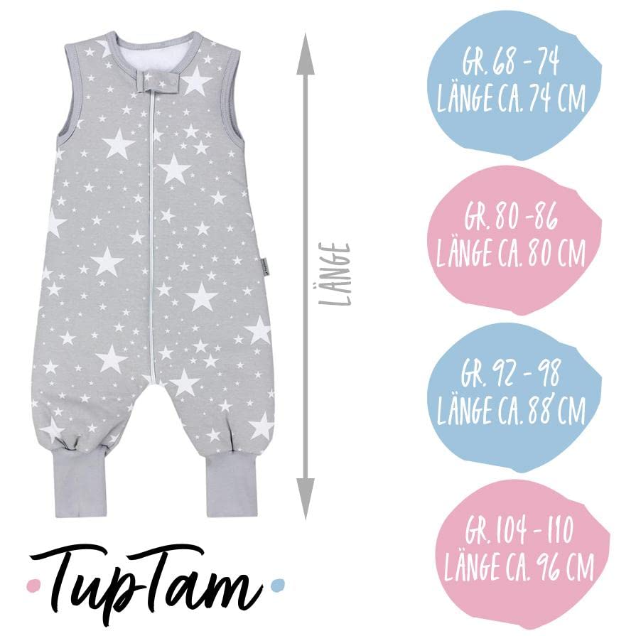 TupTam Babyslaapzak met Beentjes voor Het Hele Jaar Meisjes Jongens 2,5 Tog - Afbeelding 3