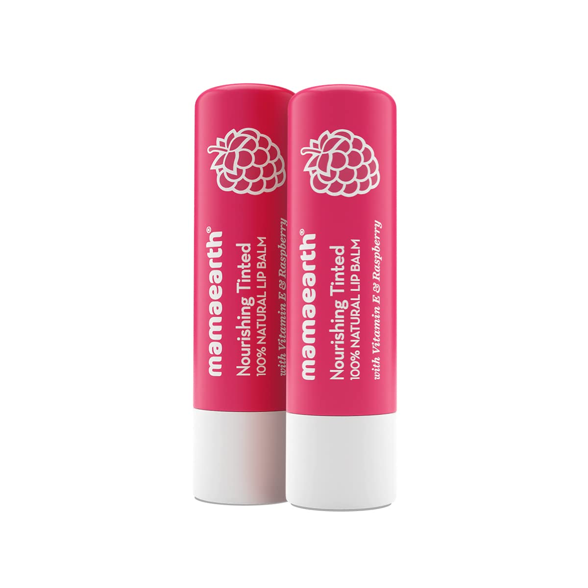 Mamaearth Unisex Nourishing Tinted 100% Natural Lip Balm with Vitamin E and Raspberry 4 G - (Pack of 2-image-28
