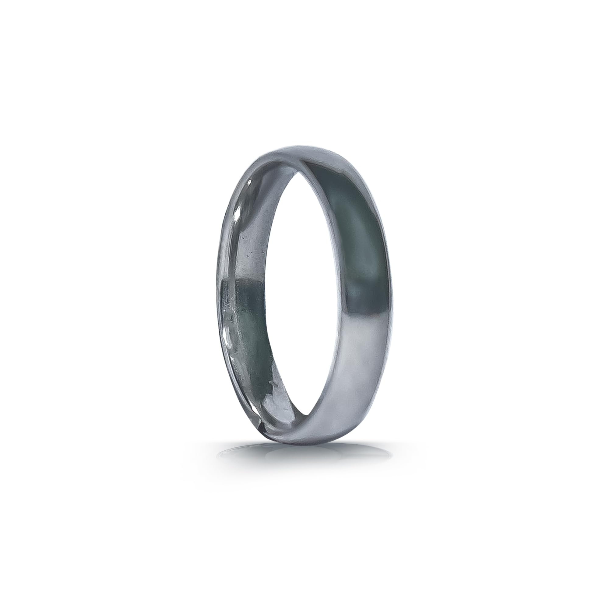 hawai Stainless Steel Finger Ring for Men and Women, Grey, Size 15-picture-2