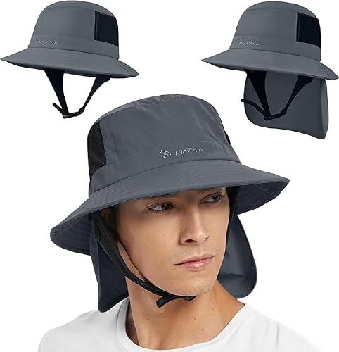 Seektop Surf Bucket Hat with UPF 50+ UV Protection, Waterproof Surfing Hat