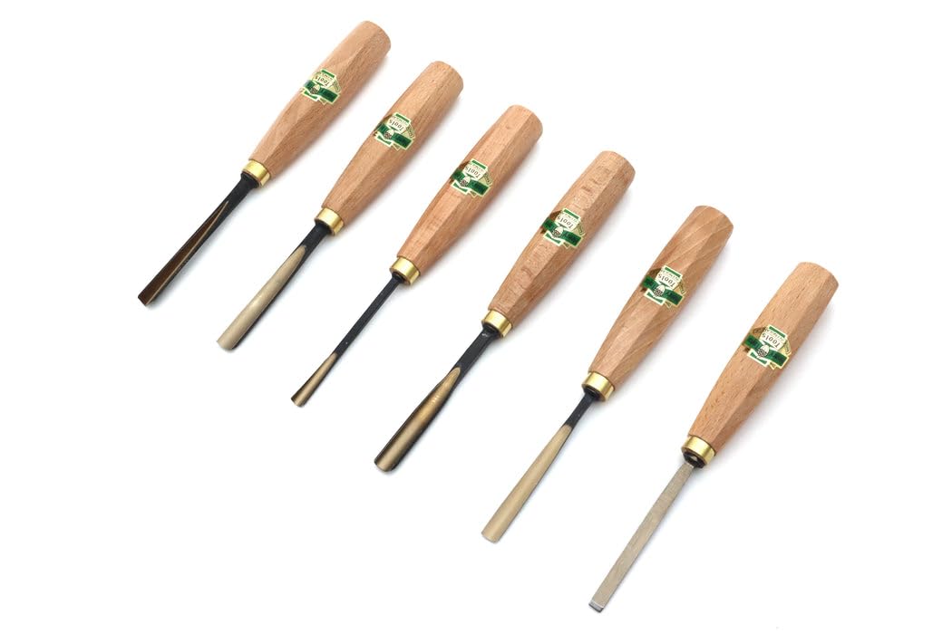 Acorn by Henry Taylor Tools 6 Piece Introductory Woodcarving Set
