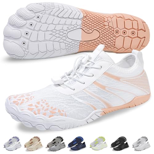 Image of Voyabarefoot Shoes for Women Men 2026 Upgrade Wide Toe Box Barefoot Hiking Sandals,Non-Slip Adjustable Water Shoes for Beach Walking Travel, Comfortable Slip On Walking Shoes