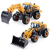 BEESTECH Construction Toys for 3 Year Old Boys, 2 Pack with Excavator Toy, Bulldozer Toys for Kids, Sand Toys, Beach Toys, Truck Toys, Sand Box Toys for 3,4,5,6 Year Old Boys, Girls,Kids