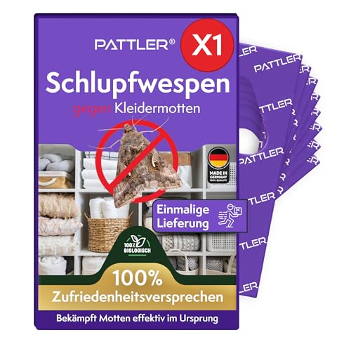 Pattler Schlupfwespen Kleidermotten 1x Lieferung