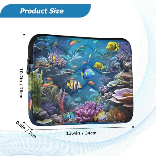 Funda para portátil 13-14 pulgadas con diseño colorido impermeable miniatura 3