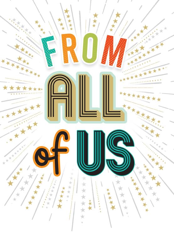 Large Card, From All Of Us - Text - A4 Size - Regal Publishing