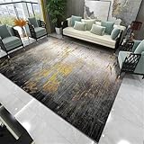 Photo Gallery vnook tappeto moderno antiscivolo lavabile, tappeto grigio nero oro stile industriale leggero di lusso for camera da letto comodino soggiorno cucina pavimento(100 * 160cm) Photo Gallery vnook tappeto moderno antiscivolo lavabile, tappeto grigio nero oro stile industriale leggero di lusso for camera da letto comodino soggiorno cucina pavimento(100 * 160cm)