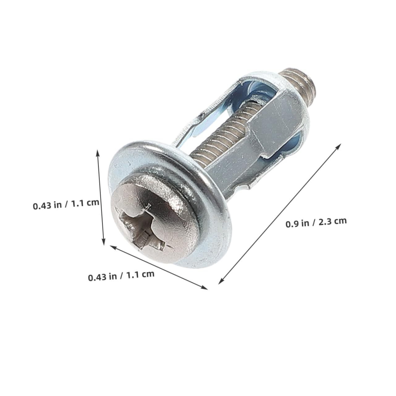 LIFKICH 15pcs Petal Nut Hollow Door Anchors and Screws Nut for Secure Fixing Heavy Duty Easy Install