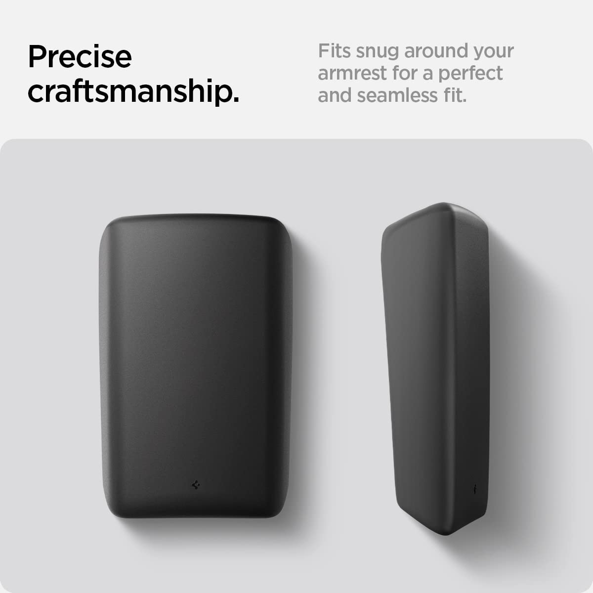 Spigen Tesla Model Y (~2024) et Model 3 (~2023) Console Centrale Housse de Coussin d'Accoudoir Conçu pour Accessoire Tesla - Noir