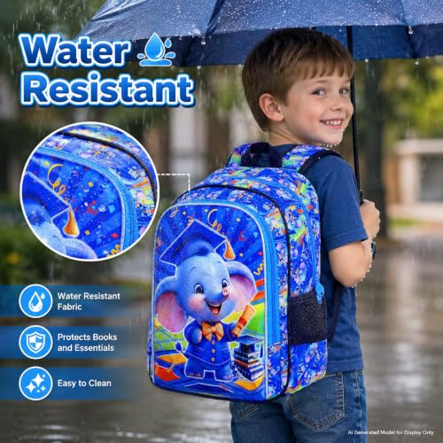Image of AGSDON 3PCS Backpacks for Girls, 16 inch Elementary Kids Backpack Preschool School Bookbags and Lunch Box