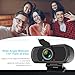 XPCAM Full HD 1080P Webcam with Privacy Shutter and Tripod, Pro Streaming Web Camera with Microphone, Widescreen USB Computer Camera for Laptop Desktop Mac