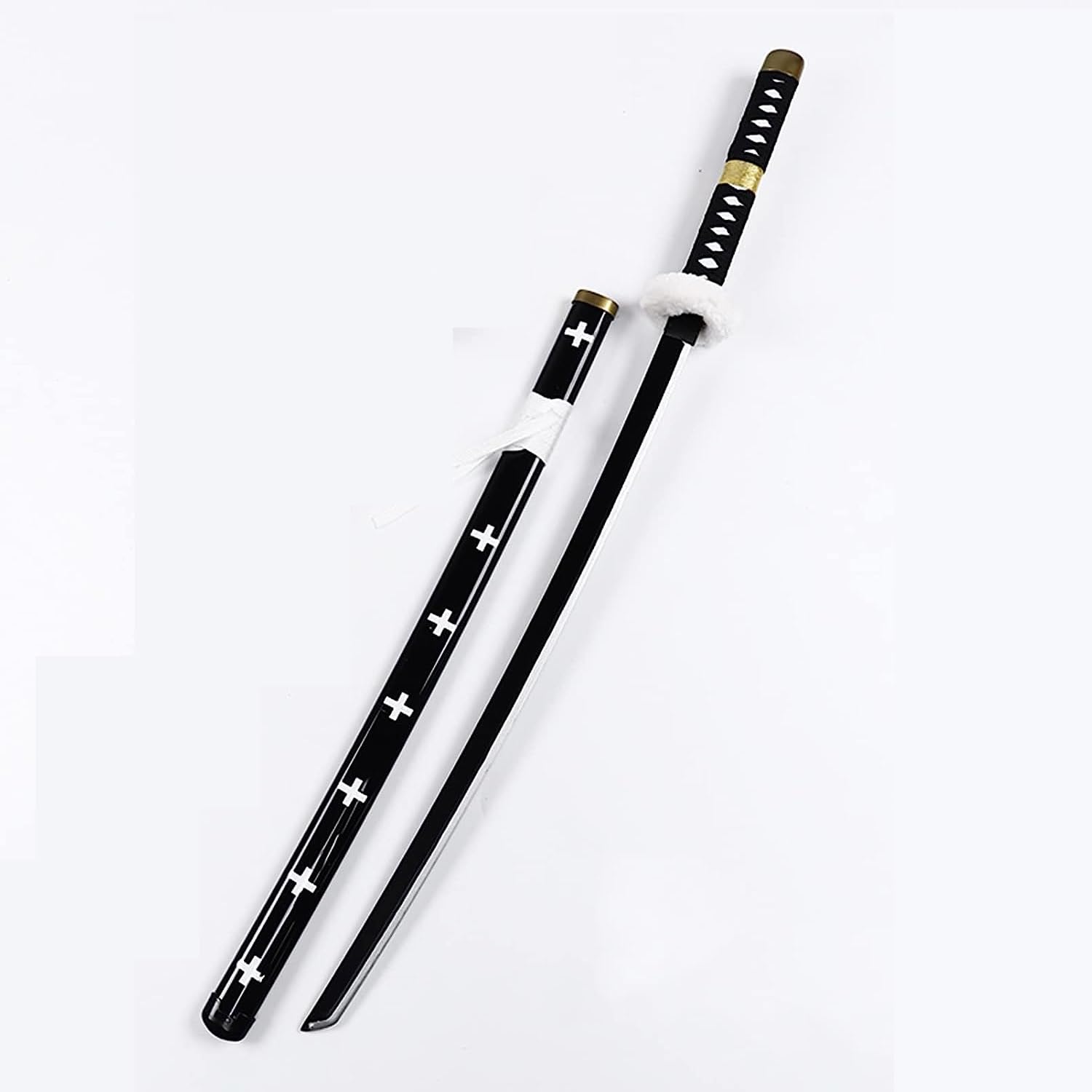 Dubai Decoration - Katana Wooden Sword with Sheath, One Piece Katana Sword for Anime Fans, Cosplay, Collection & Gift (Trafalgar Law).