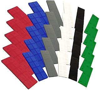 JCP 100mm x 28mm Assorted Flat Window Glazing Glass Plastic Packers Spacers 1mm to 6mm (Mixed Pack of 100)