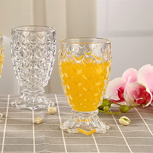 Image of WRINGO 250ml Italian Premium Juice Glasses and Transparent Water Glasses Medium Size Tumbler Glasses for Drinking Water and Cocktails, Diamond Design Glass Water Glass Set of 6 (Set of 12)
