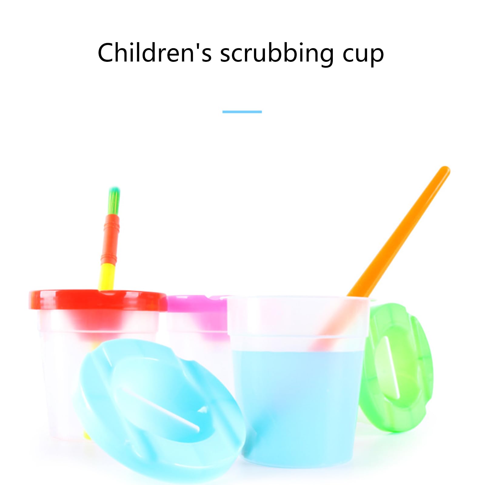LAMDNL Spill-proof Paint Cup Home Self For Play Game Improve Intelligent For Creative Toy For Kingdergarten Kids Over 12 Spill-proof Paint Cup