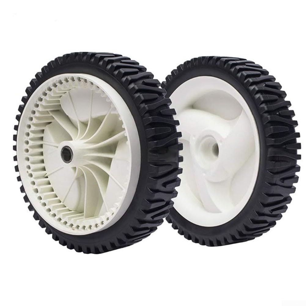 Set di ruote motrici anteriori in metallo e gomma da 20,3 cm per tosaerba con 53 denti per modelli Craftsman 917370431 917370441