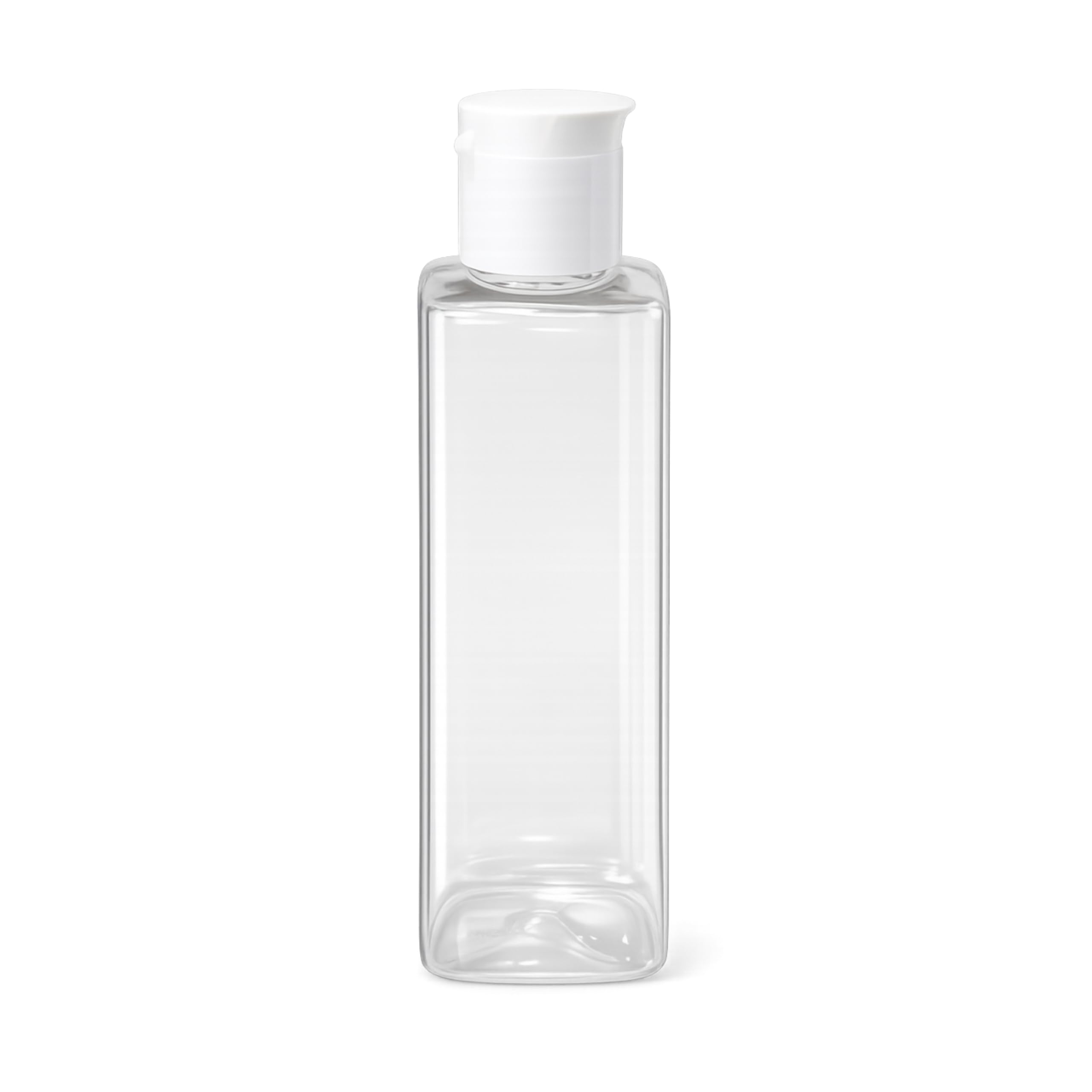 Empty Clear Plastic Bottles 100ml Refillable Travel Size Cosmetic Containers Small Squeeze Bottles With Black Flip Cap For Toiletries, Shampoos, Lotions, Creams (Pack Of 1)-image-26