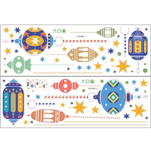 Vinilo Decorativo Estrella Colgante Multi para Pared