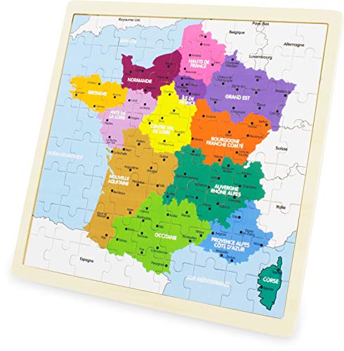 Ulysse- Puzzle, France, Carte, 3971