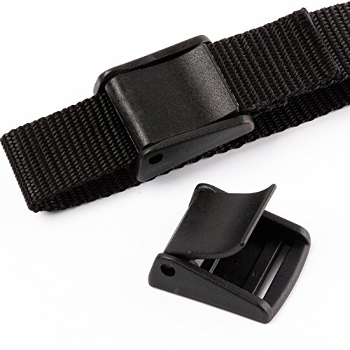 Due Emme 2M 5 Stck. Klemmschnalle/Klappschnalle Fan aus Nylon für 25mm Gurtband
