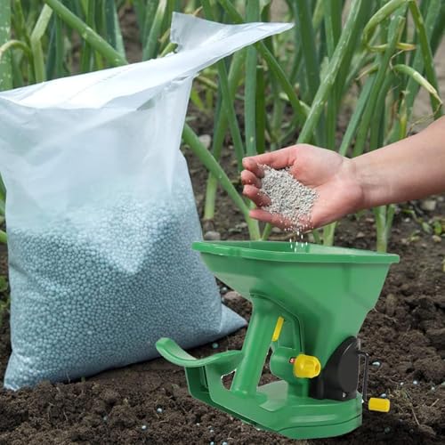 Esparcidor portátil manual para semillas y fertilizante miniatura 4