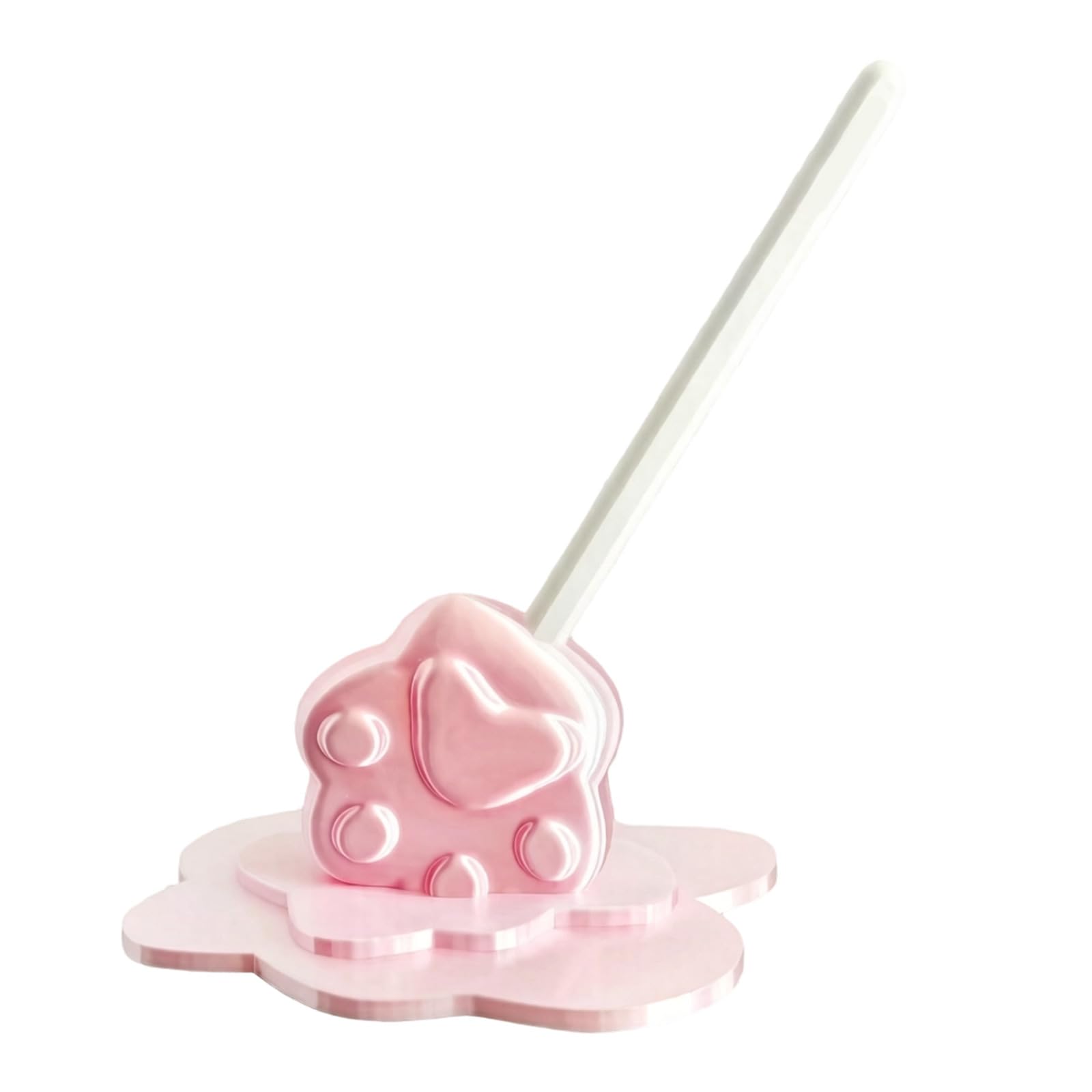 Msioytog Whimsical Playful Melting Paws Shaped Stationery Holder Pencil Organizers Rack for Artists Writers Kids Adults Whimsical Melting Ice Cream Pen Organizers