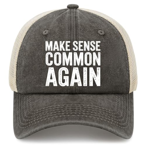 Make Sense Common Again Sun Hats Outdoor caps for Daughter
