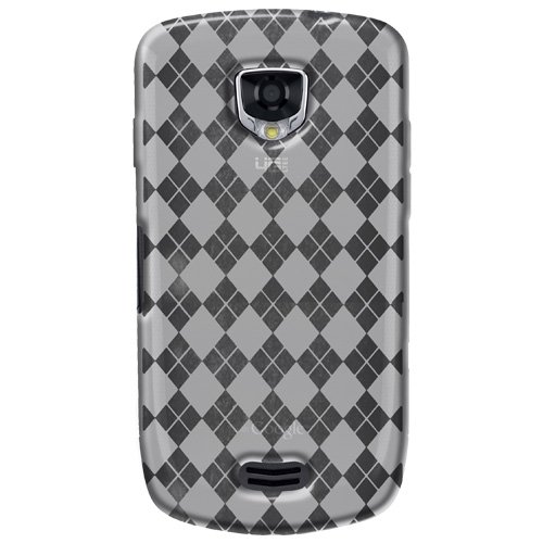 Amzer Luxe Argyle High Gloss TPU Soft Gel Skin Case for Samsung DROID Charge SCH-I510 - Clear - 1 Pack - Case - Frustration-Free Packaging