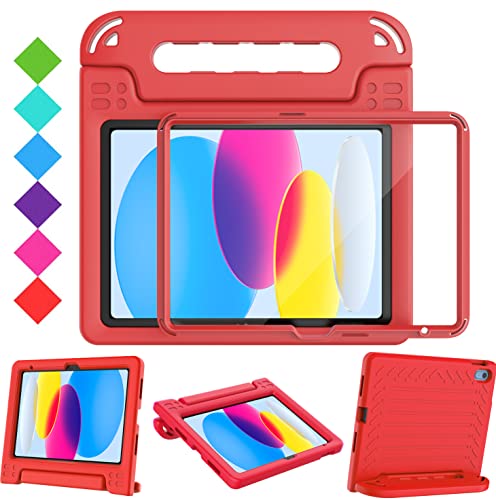 Surom Kids Case for iPad (A16) 11th Generation 11 inch 2025/10th Generation 10.9 inch 2022, with Built-in Screen Protector