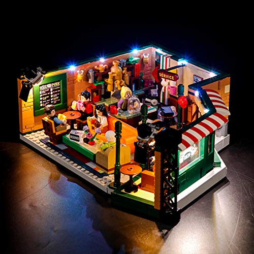IIKA LED-Licht-Set für Lego Friends 21319 Central Perk Kaffee mit Fernbedienung, USB-betrieben (das Lego Modell nicht… – Bild 3