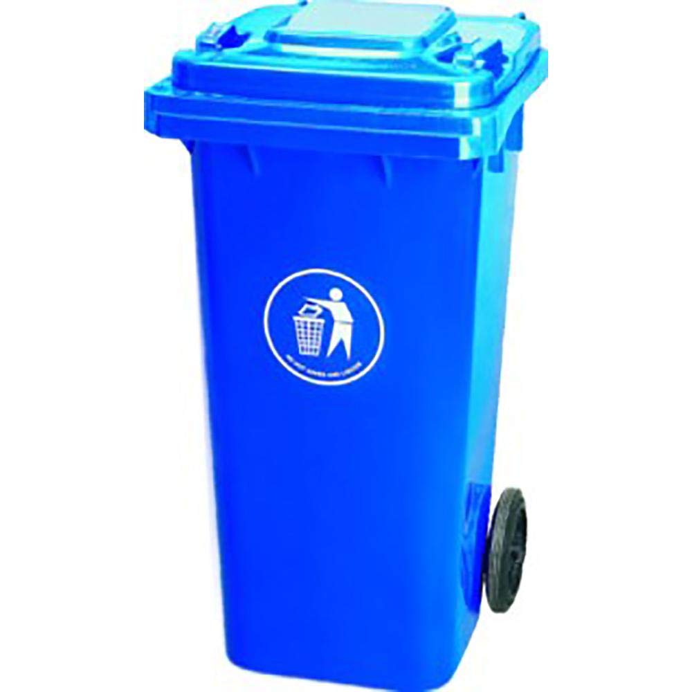 CONTENEDOR Basura 120 LT con Ruedas Tapa PL AZ