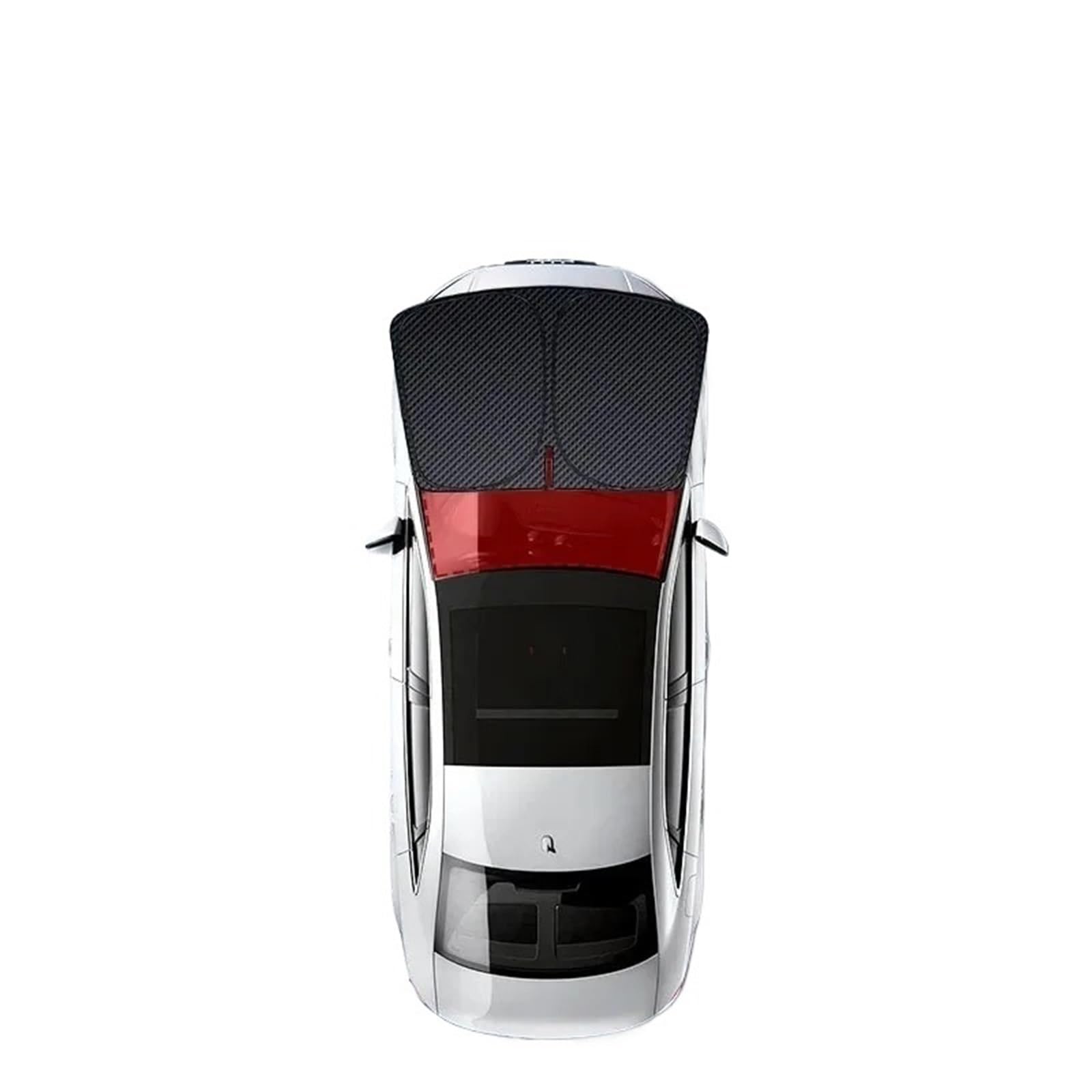Parasole de Auto per Tesla per Modello 3,Y,S,X 2025-2020 26 Privacy Parasole Finestrino Laterale Tendine Parasole Parabrezza Anteriore Posteriore(X Front Windshield)
