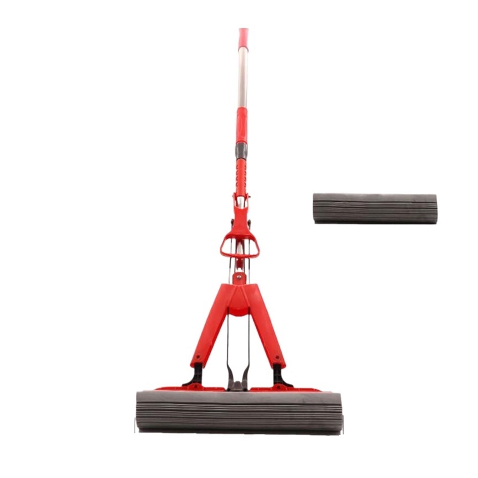 Squeeze Floor Mop Plegable for Selfies en casa(Red)