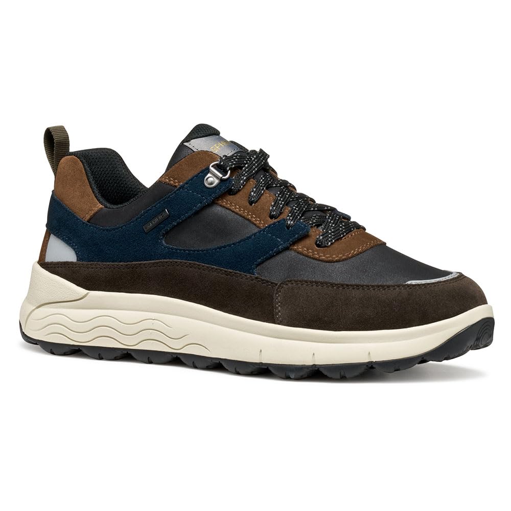 Geox Herren U SPHERICA 4X4 B ABX Sneaker, Brown, 43 EU