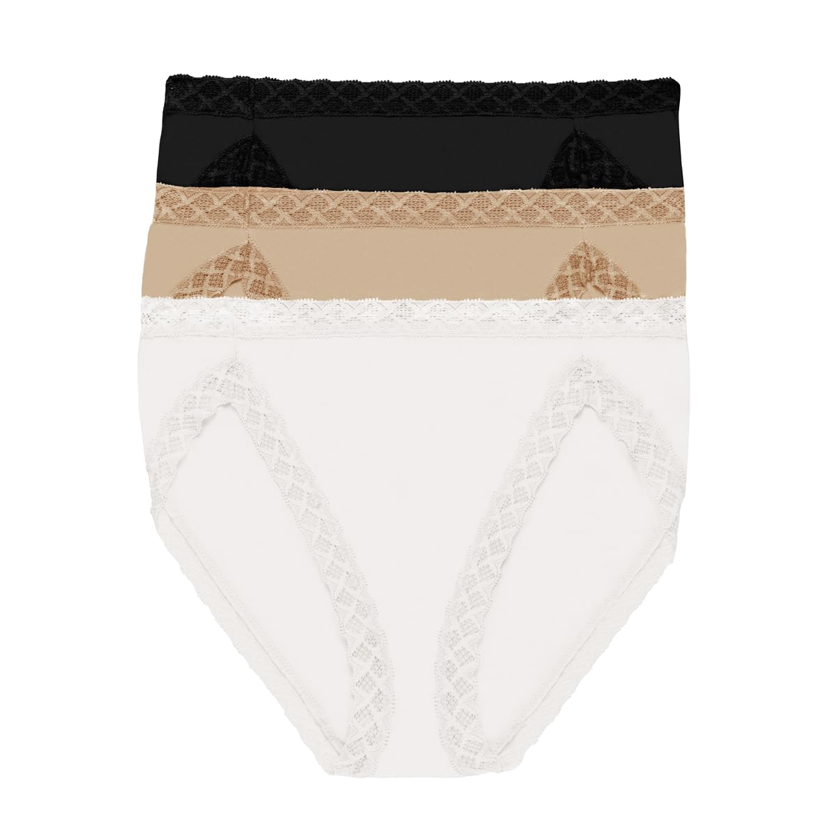 Natori Womens Bliss French Cut 3-Pack