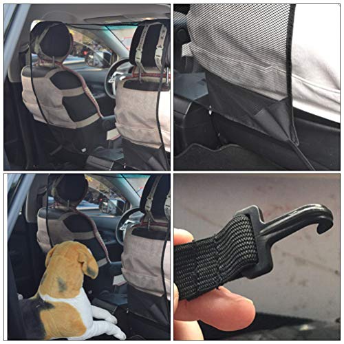 Balacoo Carro Rede para Animais de Estimação de Veículos Automáticos, Seda de Proteção para Cachorro