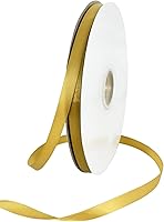 Vista 49 de TONIFUL Cinta de satén plateada de 1 pulgada x 100 yardas, cinta de satén fina de color sólido para envolver regalos, manualidades, hacer lazos