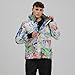 ALSOGO Herren Skianzug Winter Wasserdichte Winddichte Skifahren Outdoor Schneejacken und Hosen Snowboardjacken PM-Black L