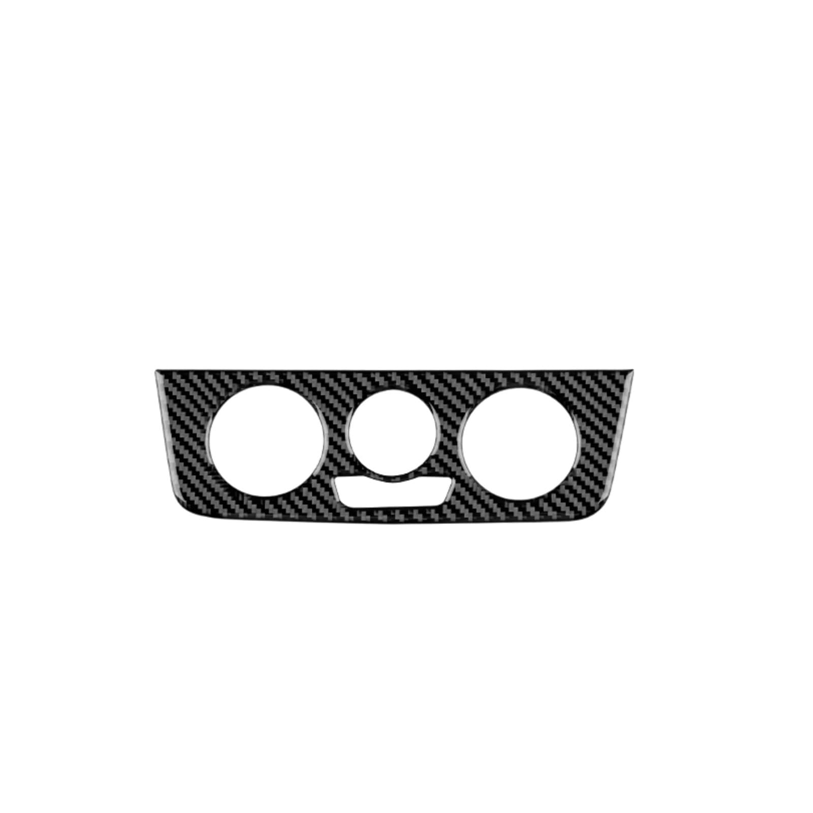 QBKGMEWCA Car Central Control Frame Compatible for SEAT Ibiza 6J 2009 2010 2011 2012 2013 2014 LHD RHD Real Soft Carbon Fiber Panel Trim Sticker(Type3)