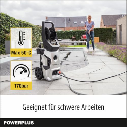 Nettoyeur haute-pression robuste PowerPlus pour un entretien extérieur soigné