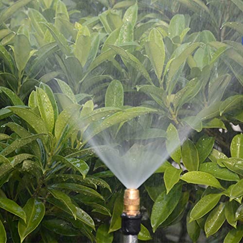 Adjustable Copper Bullet Nozzle Irrigation Drippers Sprinklers Emitter Drip System Mist Cooling Roof Garden Lawn DN15 66g