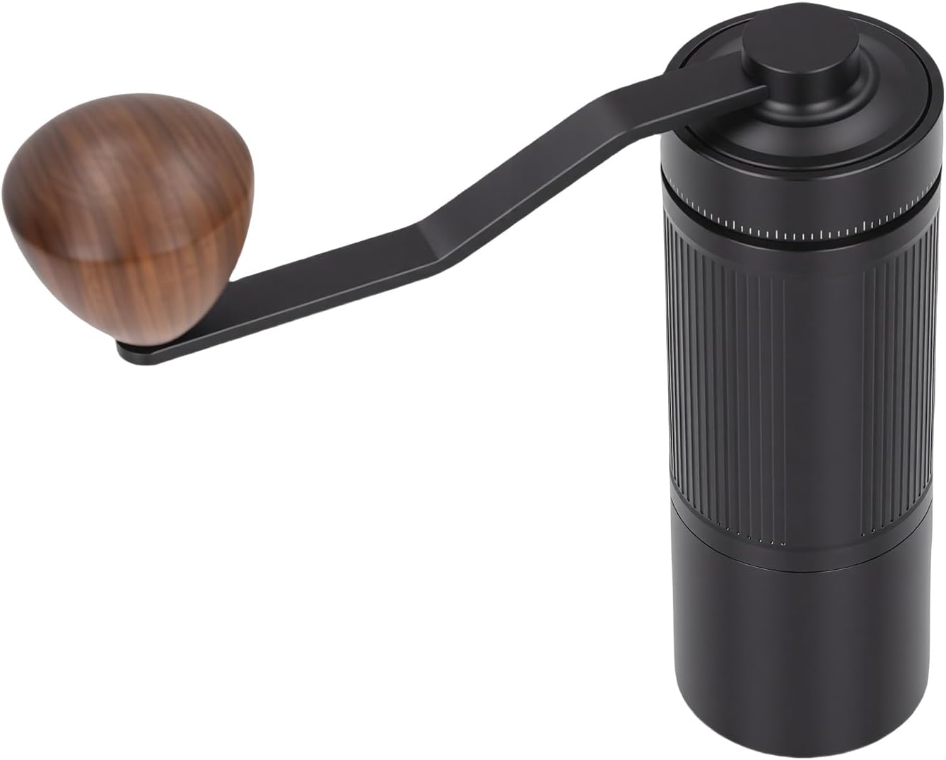 Qinlorgo Mini Manual Coffee Grinder, Hand Crank Conical Burr Coffee Grinder, Portable Bean Mill with 49 External Adjustable Settings, Ideal for Travel & Home Brewing